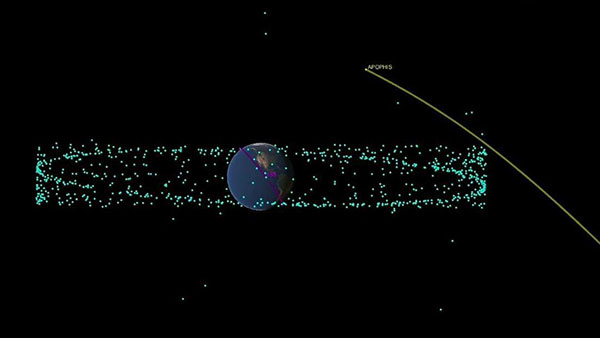 Científicos calculan el riesgo de choque de un asteroide contra la Tierra, que sería comparable al estallido de miles de bombas atómicas